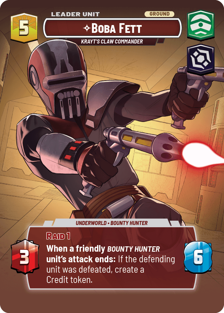 ⟡ Boba Fett, Krayt's Claw Commander (back)