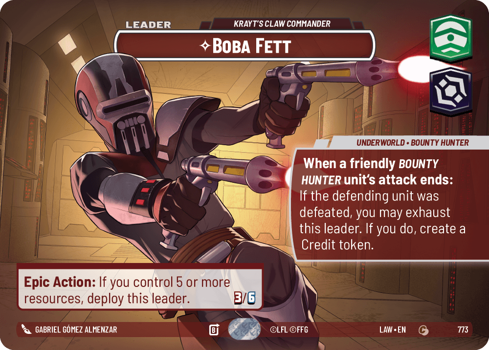 ⟡ Boba Fett, Krayt's Claw Commander