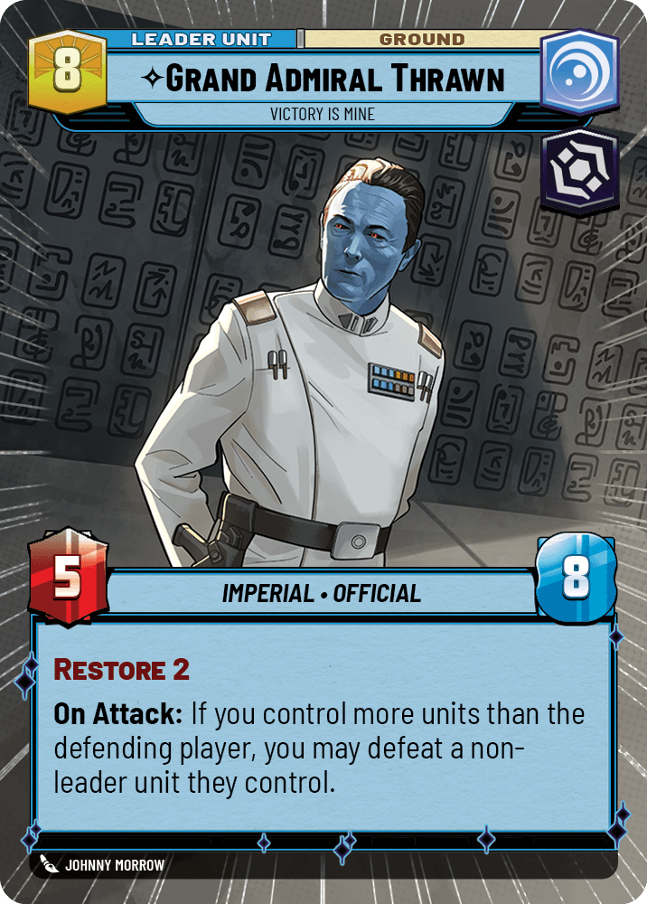 ⟡ Grand Admiral Thrawn, Victory is Mine (back)