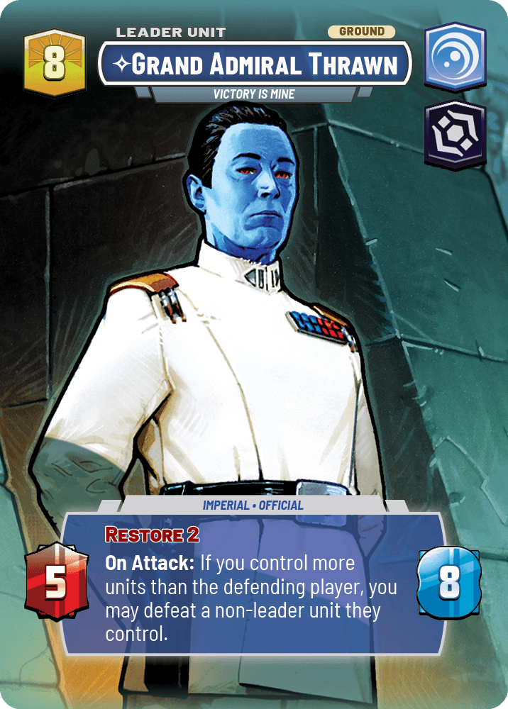 ⟡ Grand Admiral Thrawn, Victory is Mine (back)