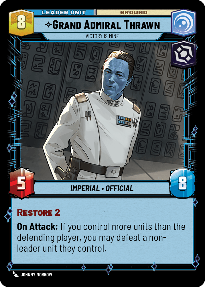 ⟡ Grand Admiral Thrawn, Victory is Mine (back)