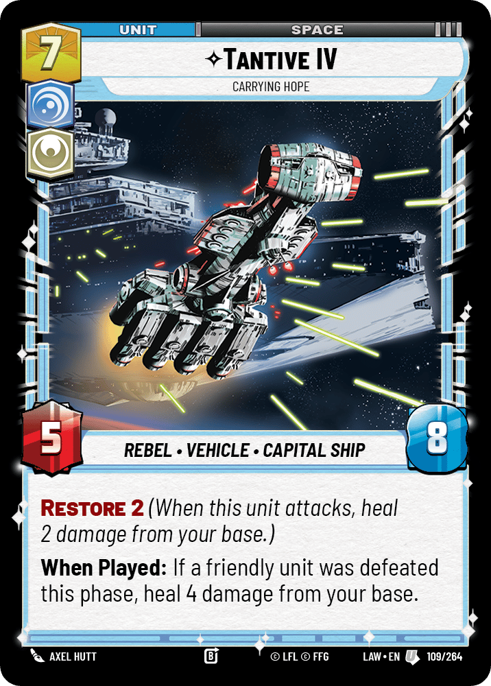 ⟡ Tantive IV, Carrying Hope