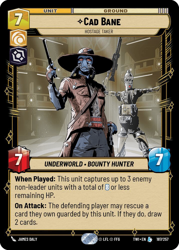 ⟡ Cad Bane, Hostage Taker