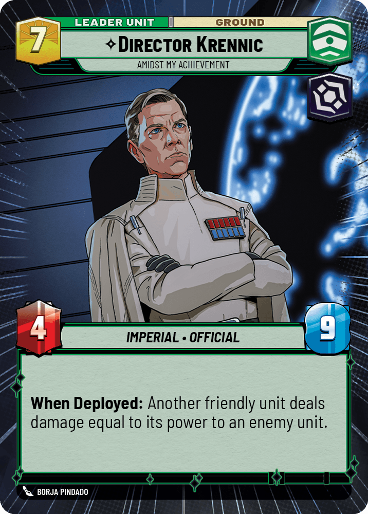 ⟡ Director Krennic, Amidst My Achievement (back)