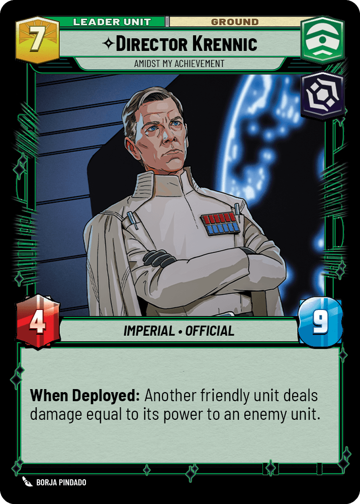 ⟡ Director Krennic, Amidst My Achievement (back)