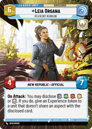 ⟡ Leia Organa, Of A Secret Bloodline (back)