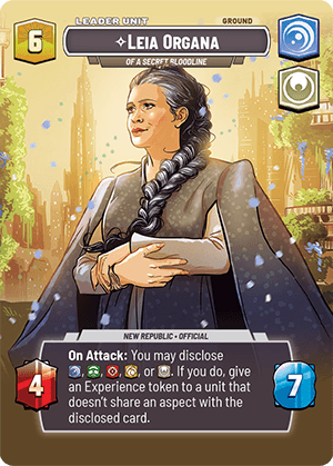 ⟡ Leia Organa, Of A Secret Bloodline (back)