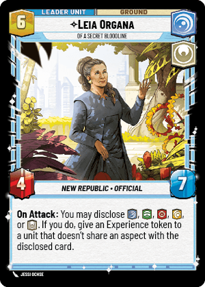 ⟡ Leia Organa, Of A Secret Bloodline (back)