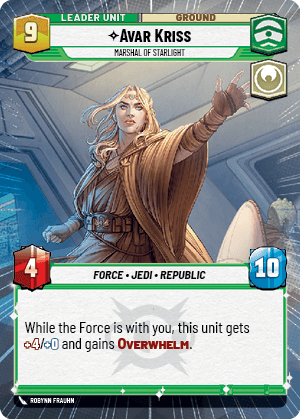 ⟡ Avar Kriss, Marshal of Starlight (back)