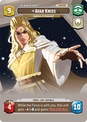 ⟡ Avar Kriss, Marshal of Starlight (back)