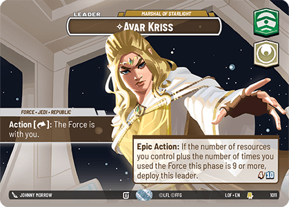 ⟡ Avar Kriss, Marshal of Starlight