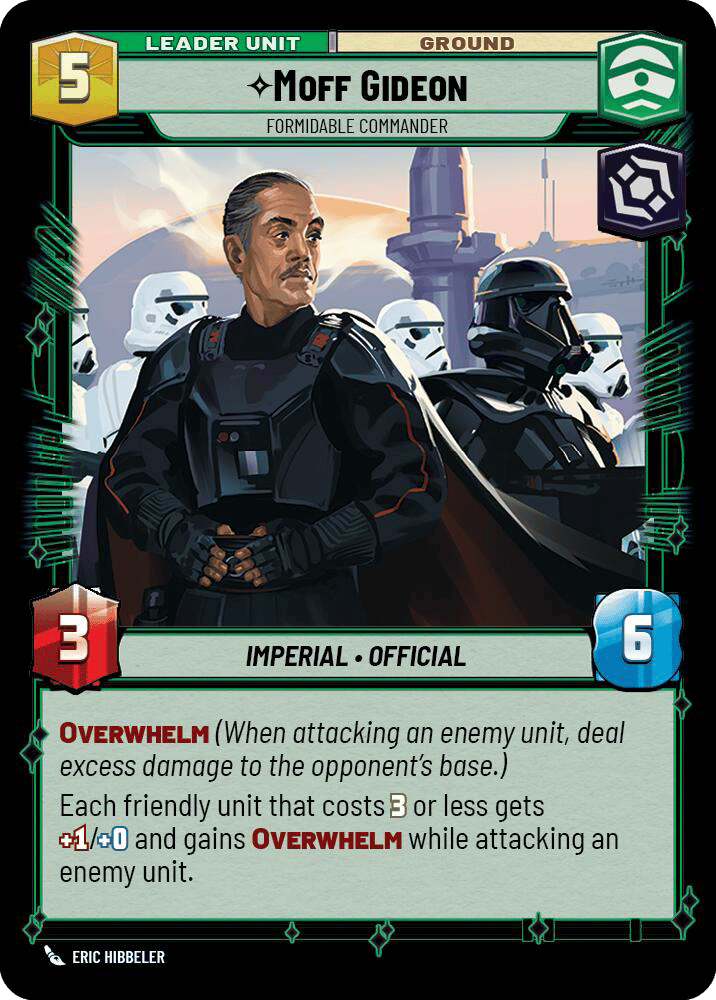⟡ Moff Gideon, Formidable Commander