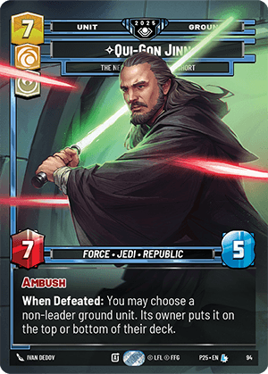⟡ Qui-Gon Jinn, The Negotiations Will Be Short