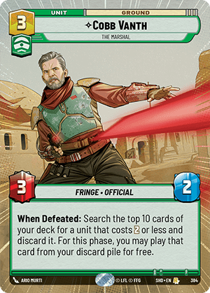 ⟡ Cobb Vanth, The Marshal